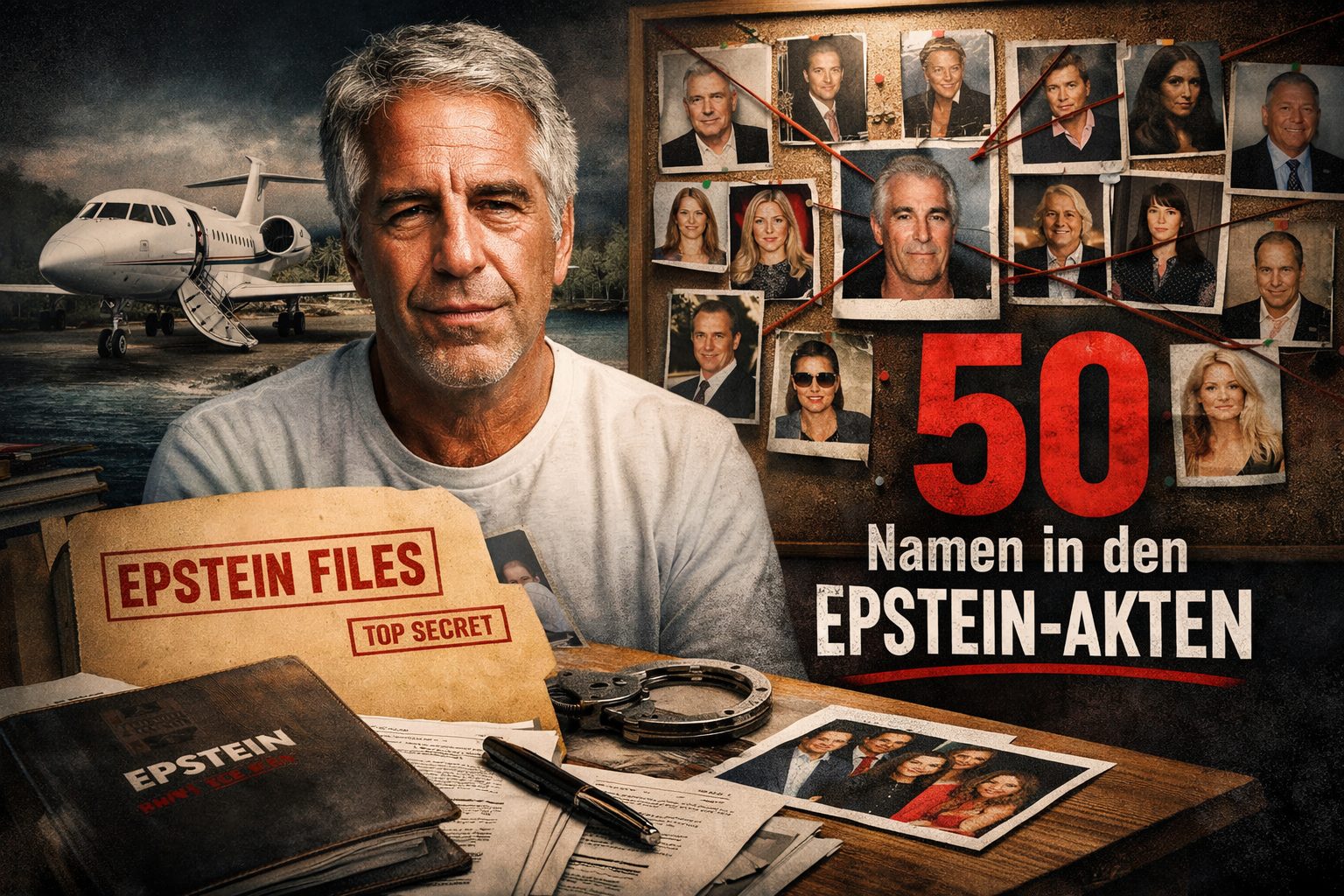 50 Prominente Namen in den Epstein-Akten – wer erwähnt wird und warum