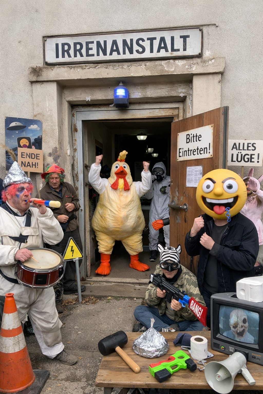 Deutschland ist da, wo der Wahnsinn auf Realität trifft – Blitzbirnen Parade Teil 6