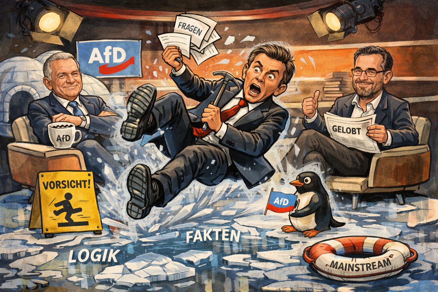 Markus Lanz am 11.02.2026: AfD-Gast Lucassen lässt sich nicht vorführen