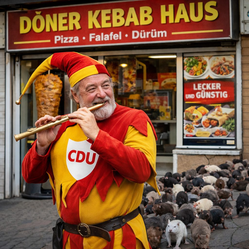 PEINLICH! CDU BLAMIERT sich vor DÖNERBUDE und zieht beleidigt ab!