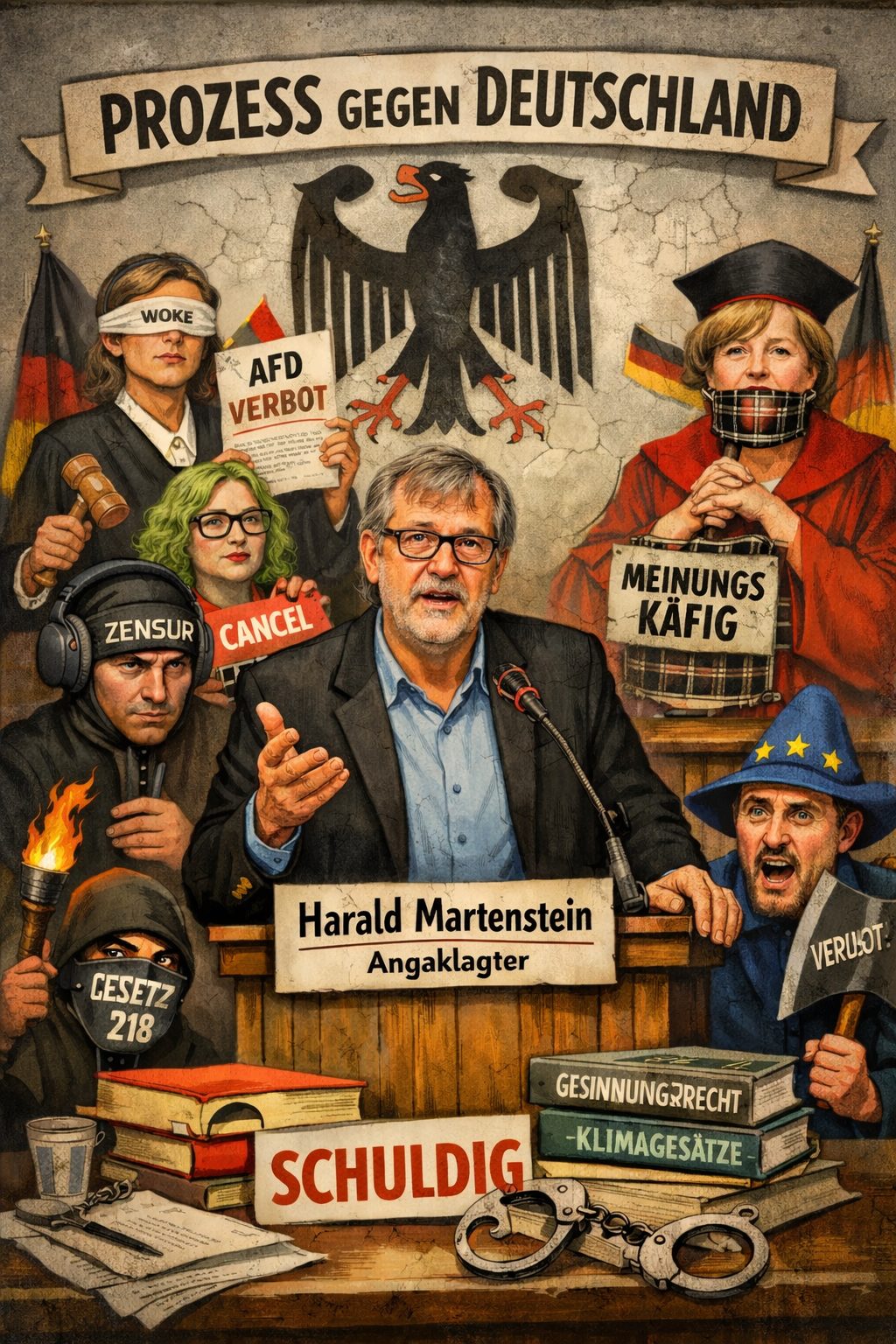 Harald Martenstein bringt Linke zum ausrasten!